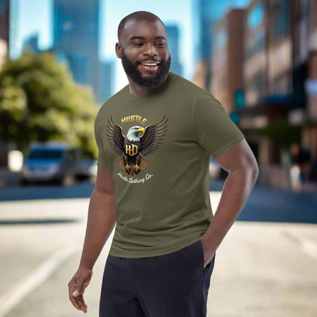 Hustle clothing co. HD organic cotton t-shirt